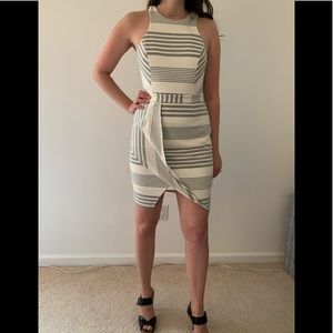 Adelyn Rae Striped Mini Dress